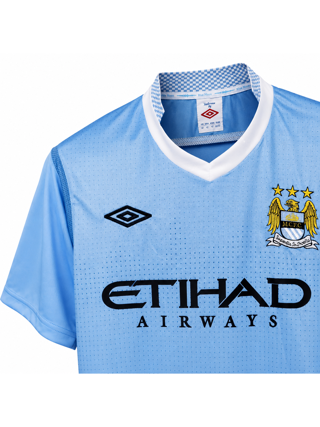 Retro 2011-12 Manchester City Title-Winning Home Jersey