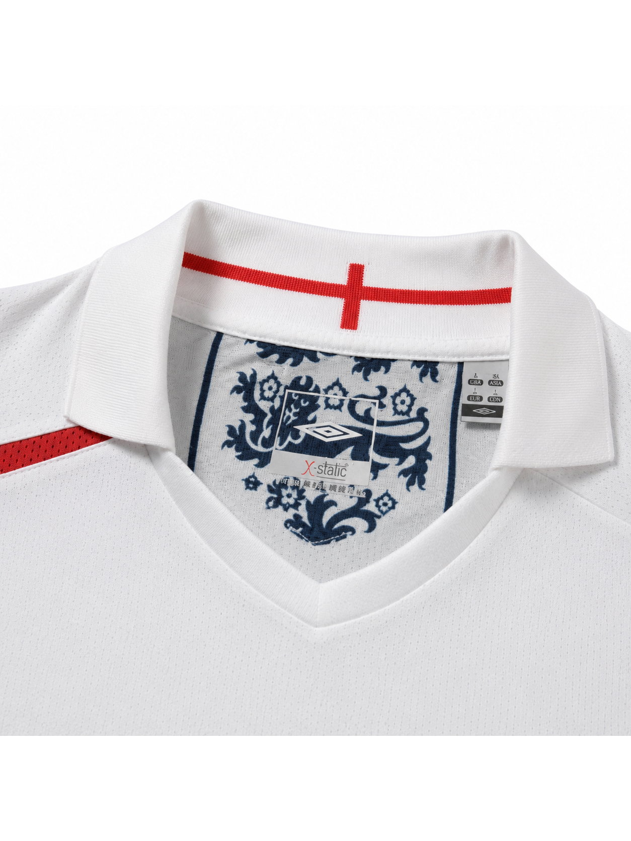 A.Cole #3 Retro 2006 England Home Jersey