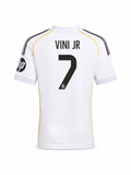 Vini Jr #7 2025-26 Real Madrid Home Jersey