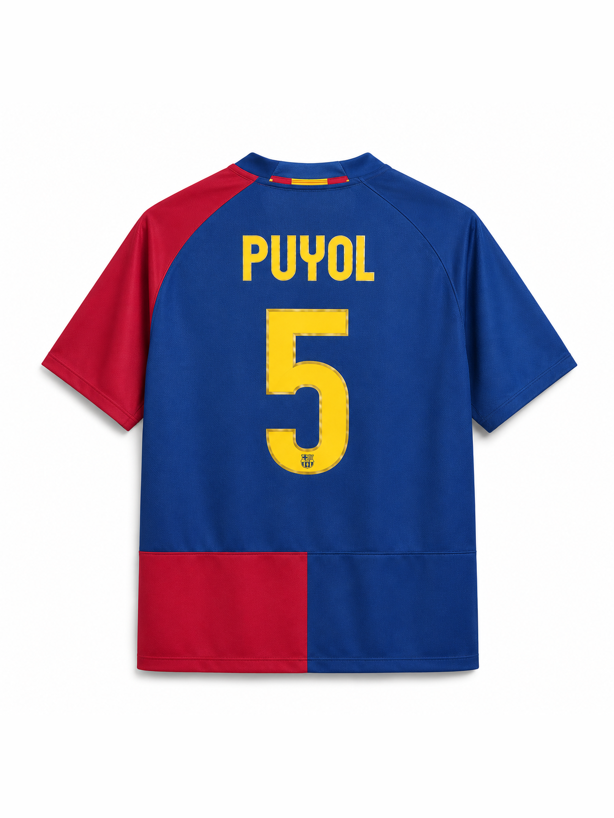 Puyol #5 Retro 08-09 Puyol Barcelona Home Soccer Jersey