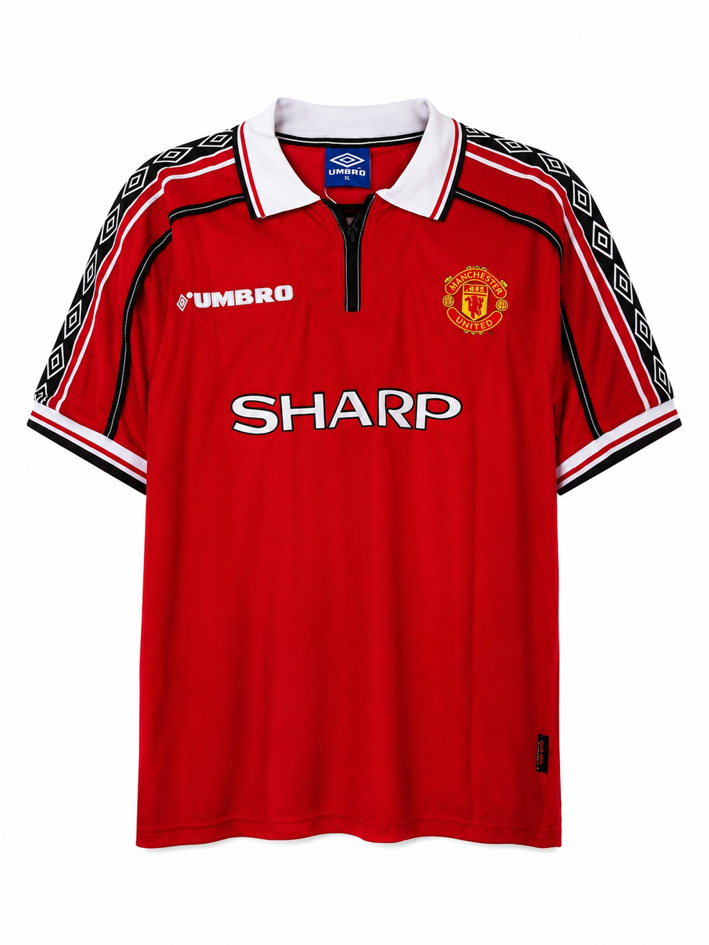 BECKHAM #7 Retro 98-99 Manchester United Home Jersey