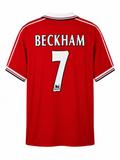 BECKHAM #7 Retro 98-99 Manchester United Home Jersey
