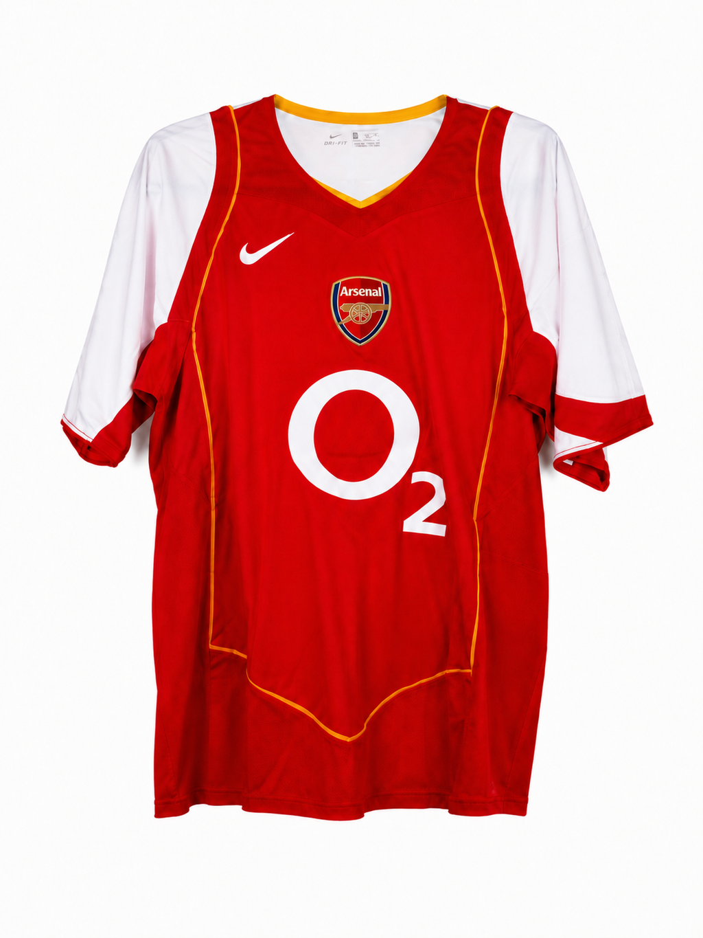Bergkamp #10 Retro 04/05 Arsenal Home Jersey
