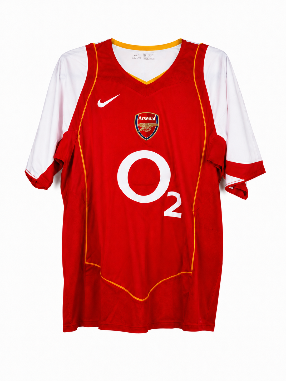 Bergkamp #10 Retro 04/05 Arsenal Home Jersey