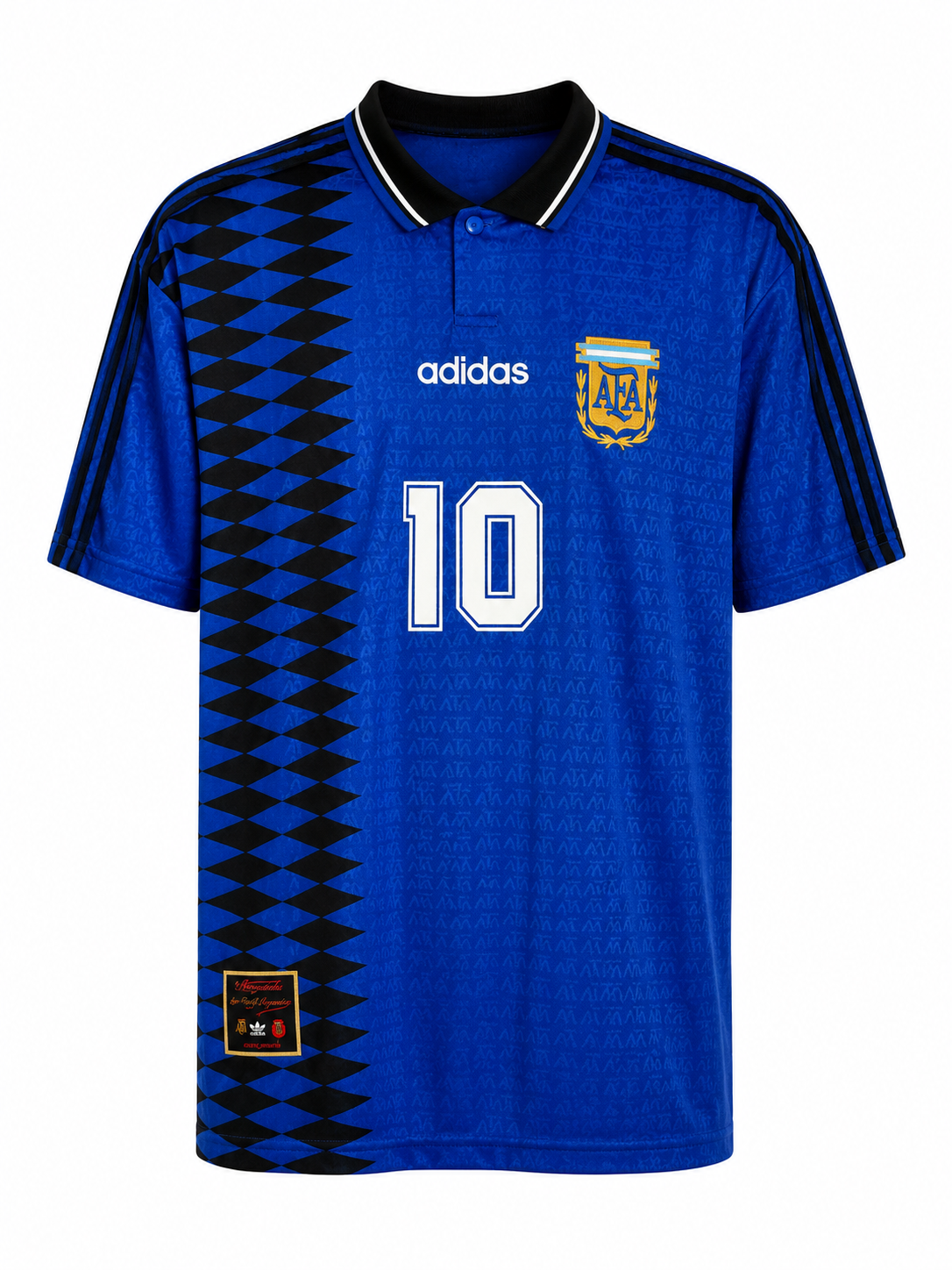 MARADONA #10  Retro 1994 Argentina Away Blue Jersey