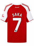 SAKA #7 25/26 Arsenal Home Jersey