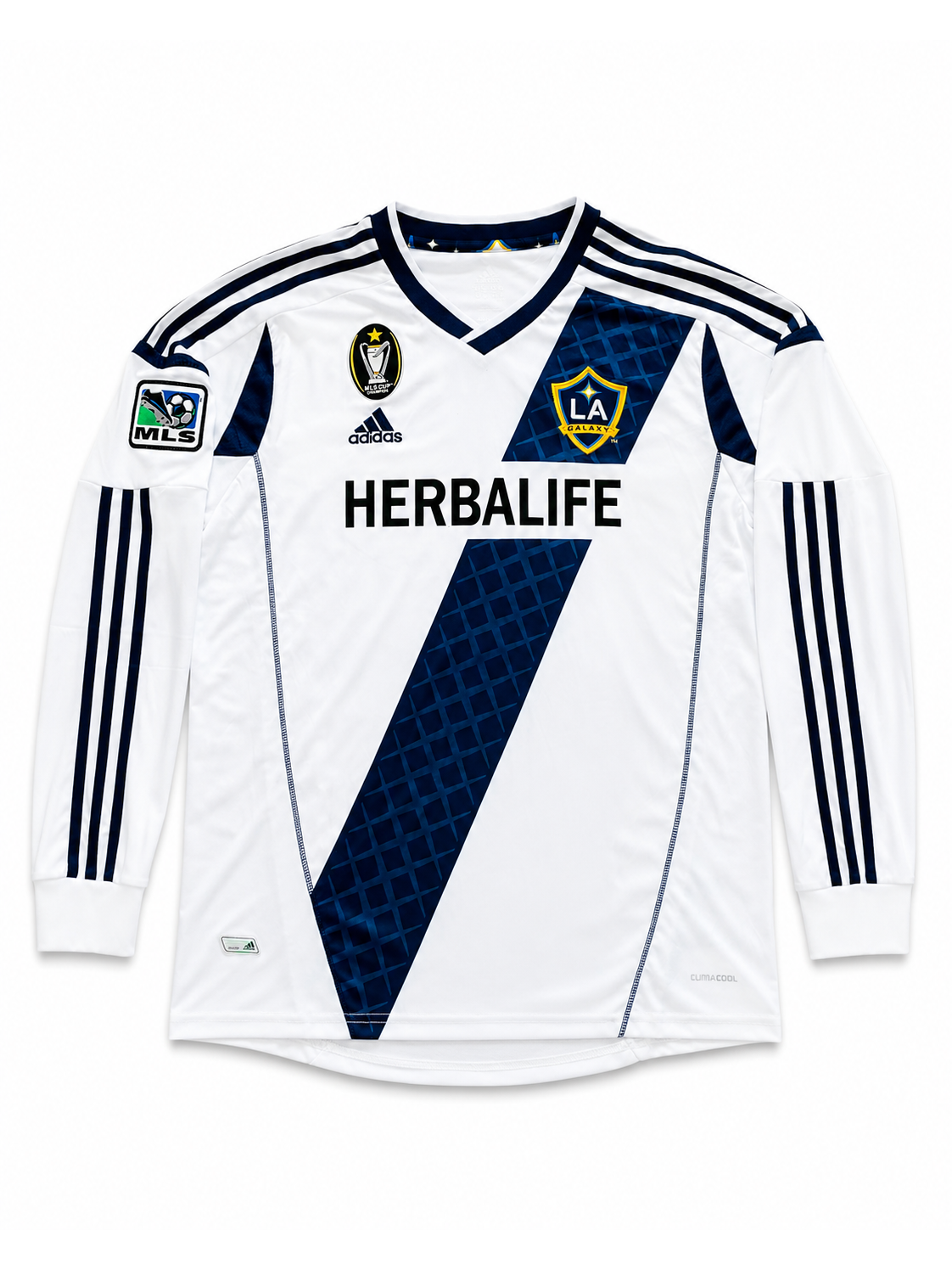 Retro 11-12 La Galaxy Home Long Sleeve Jersey