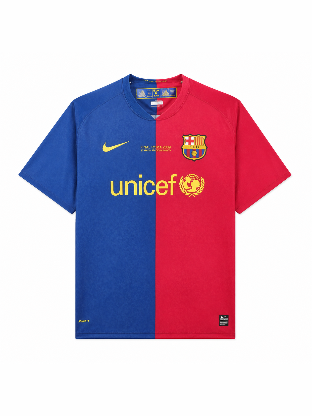 Puyol #5 Retro 08-09 Puyol Barcelona Home Soccer Jersey