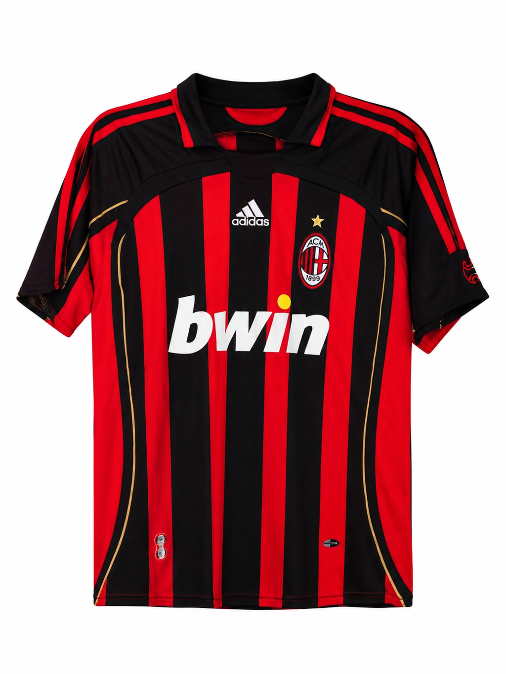 RONALDINHO #80 Retro 2006/07 AC Milan Home Soccer Jersey